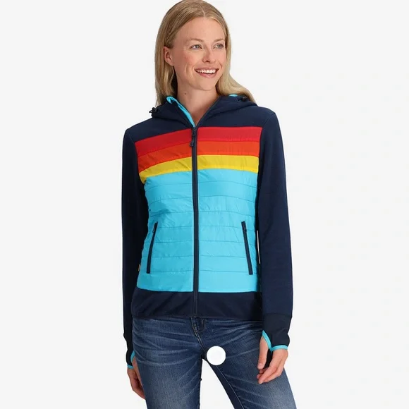 YOCOLORADO Women's Momentum PolarteC Fleece Jacket in Navy size M - Picture 1 of 11